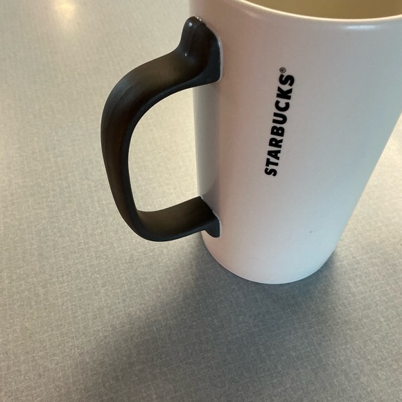 Starbucks White Mug with Gray Handle - Picture 2 of 6